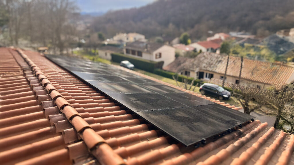 Installation photovoltaïque à Chalabre
