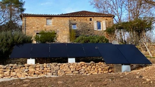 Installation photovoltaïque à Belaye