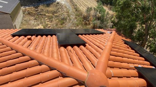 Installation photovoltaïque à Lansac