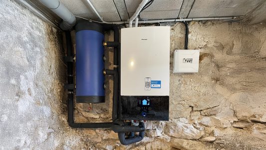 Installation pompe à chaleur Anglars Nozac