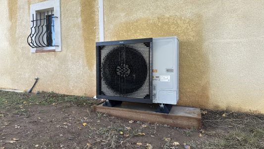 Installation pompe à chaleur à Génébrières 82230
